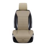 Capa De Assento De Carro Edealyn Universal Pu Leather Beige-b
