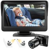 Câmera De Carro De Bebê Feisike 4.3" Hd Infrared Night Vision