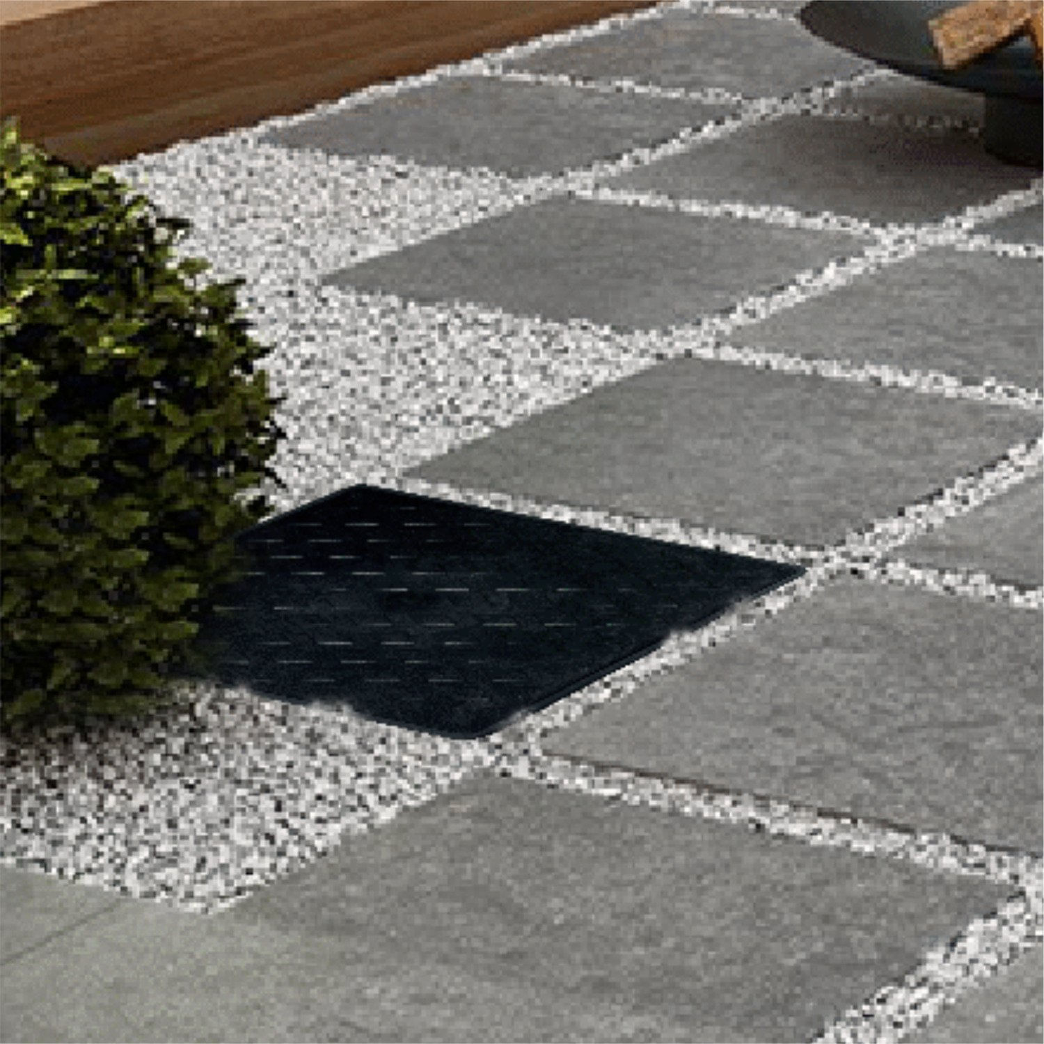 Tampão Odem Com Aro Simples Pt 60x60cm