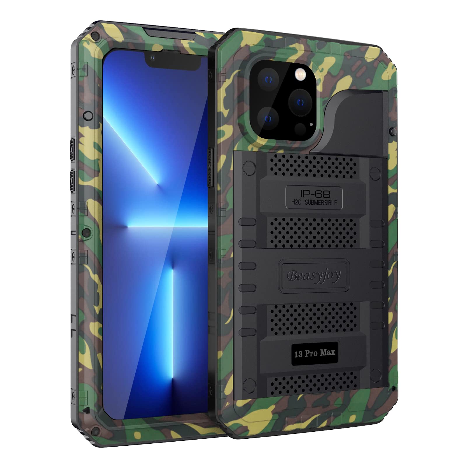 Capa De Telefone Beasyjoy Para Iphone 13 Pro Max Waterproof Camo