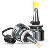 Lâmpadas Led De Neblina Auxito 880/899/893 3000k Amarelo Âmbar
