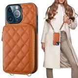 Capa Tipo Carteira Crossbody Bocasal Para Iphone 13 Pro Max Brown