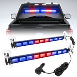 Barra De Luz Estroboscópica De Emergência Traffic Advisor Booyu 162 Led