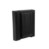 Kit Com 3 Acabamentos Para Válvula De Descarga Bl6100 Ducon Metais Black