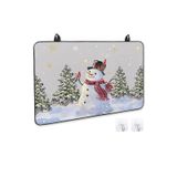 Tampa De Fogão Prime Leader Christmas Snowman Xmas Tree Grey