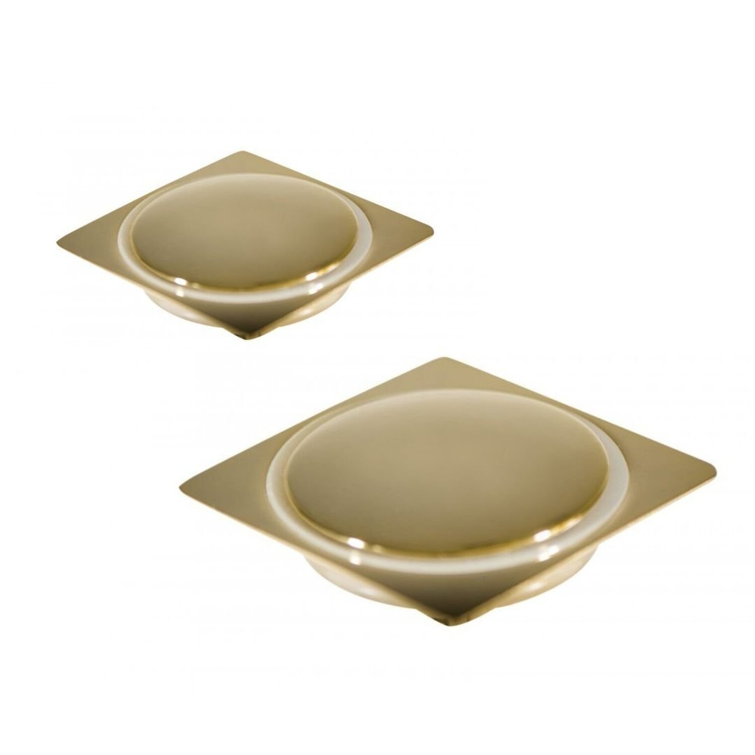 Kit Com Duas Grelhas Gold Ducon Metais Gold