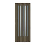 Porta Sanfonada Pvc Plastporta 210x72cm Translucida Bcf Wengue