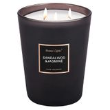 Vela Perfumada Homelights, Jarra Grande De 1 Litro De Sândalo De Soja Natural