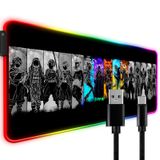 Mouse Pad Ybhntz Rgb Anime Gaming Extended Grande Antiderrapante