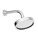 Chuveiro Com Tubo De Parede Redondo 150 Mm Autolimpante Rainfeel Roca Cromado