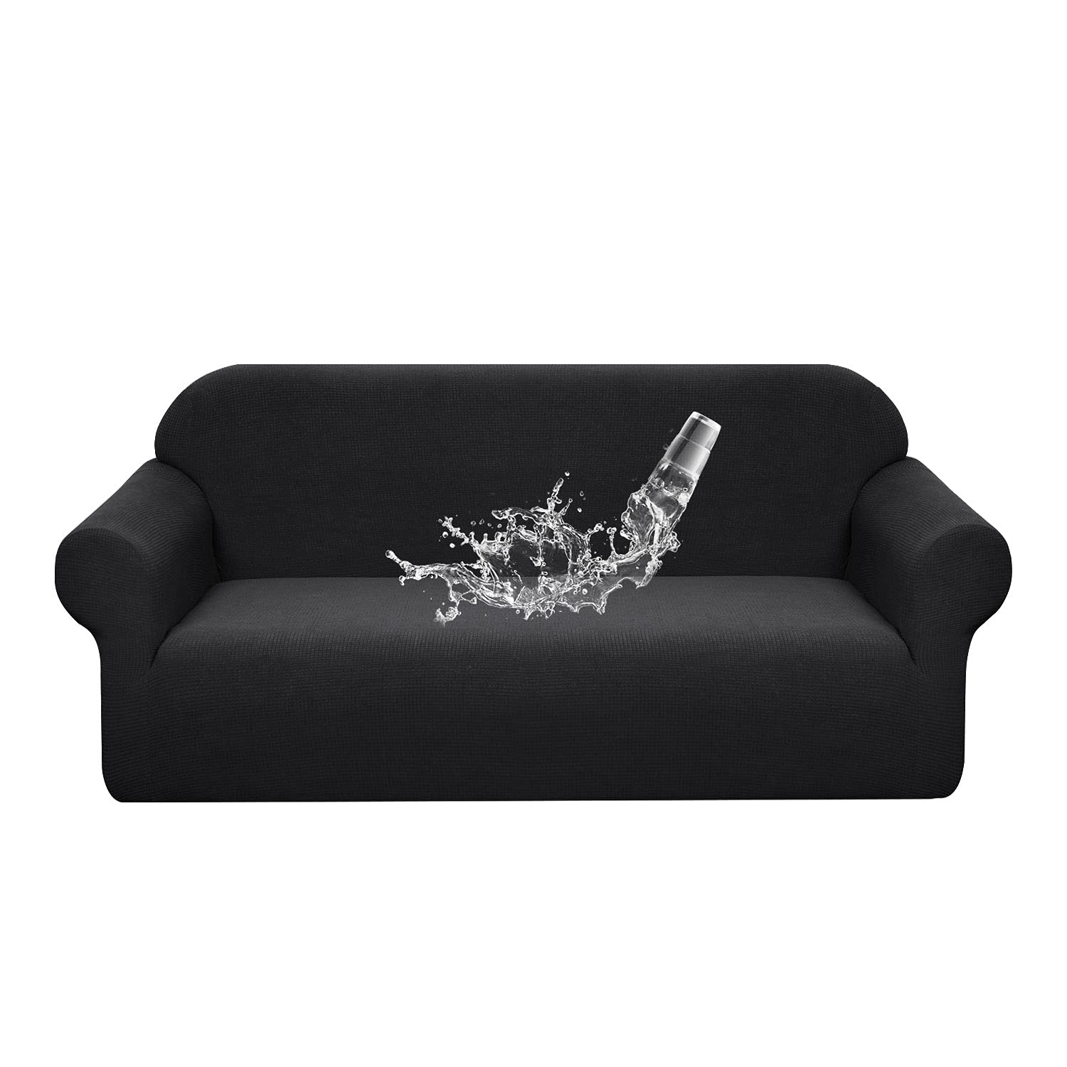 Capa De Sofá Granbest Premium Impermeável De Alta Elasticidade Preta
