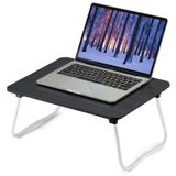 Mesa De Cama Dobrável Para Laptop Zeaptac, Leve, Preta