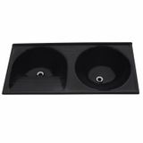 Tanque Duplo Prem Gra 120x60r Tp120r Preto Absoluto