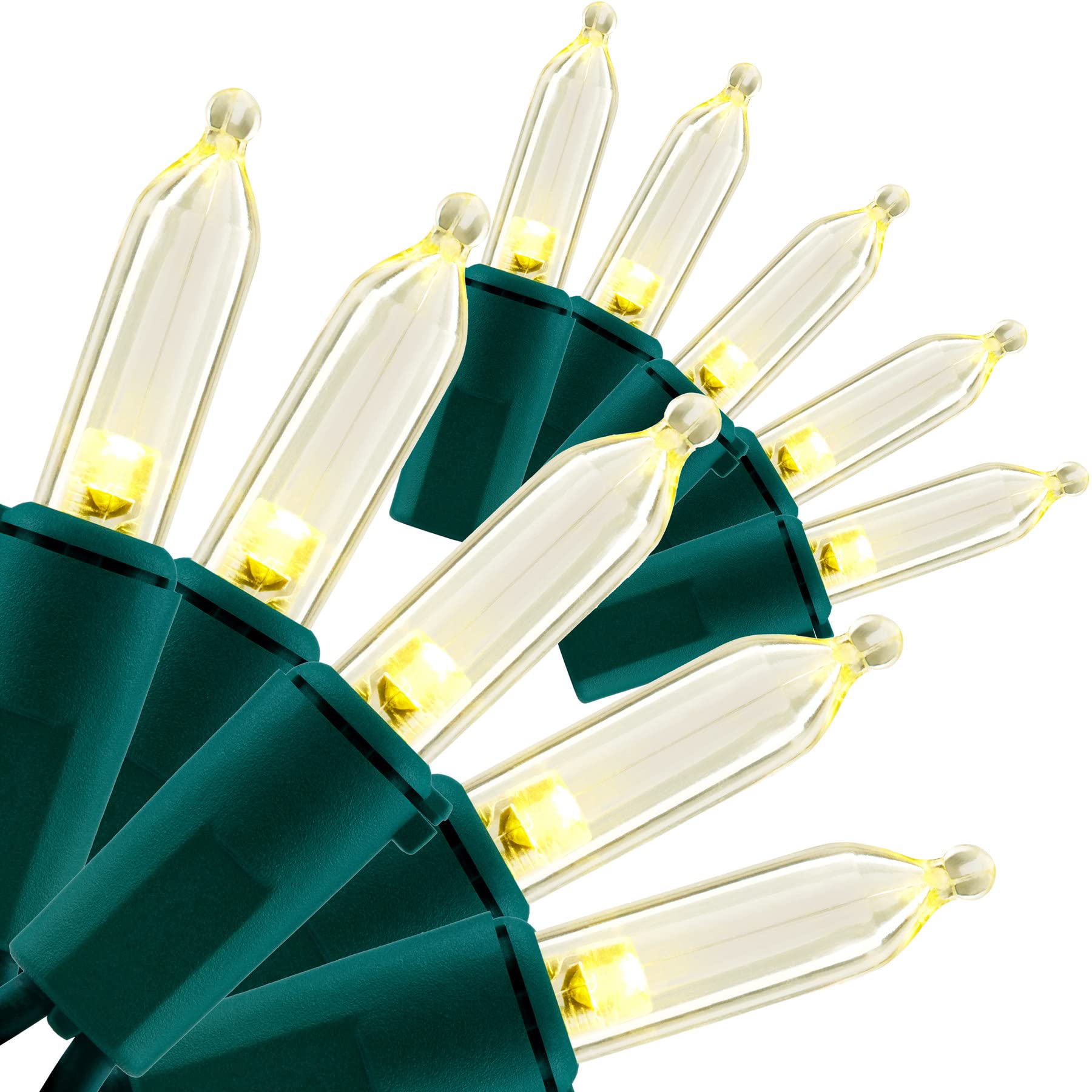 Luzes De Natal Yuletime Warm White Led 200 Lights 15m X 2