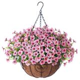 Plantas Artificiais Suspensas Hyeflora Daisy Com Cesta Ao Ar Livre