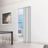 Porta Sanfonada De Pvc 210x96cm Plastporta Bcf Puntinato