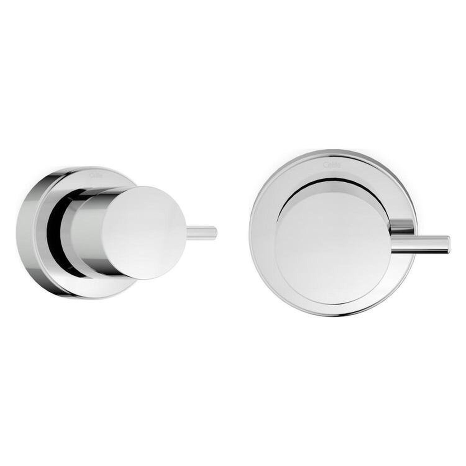 Kit Com 2 Acabamento De Registro Para Base Docol 1/2, 3/4, 1 Basic Cromado