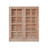 Janela De Madeira De Abrir 100x120cm 4 Folhas Rodam Eucalipto