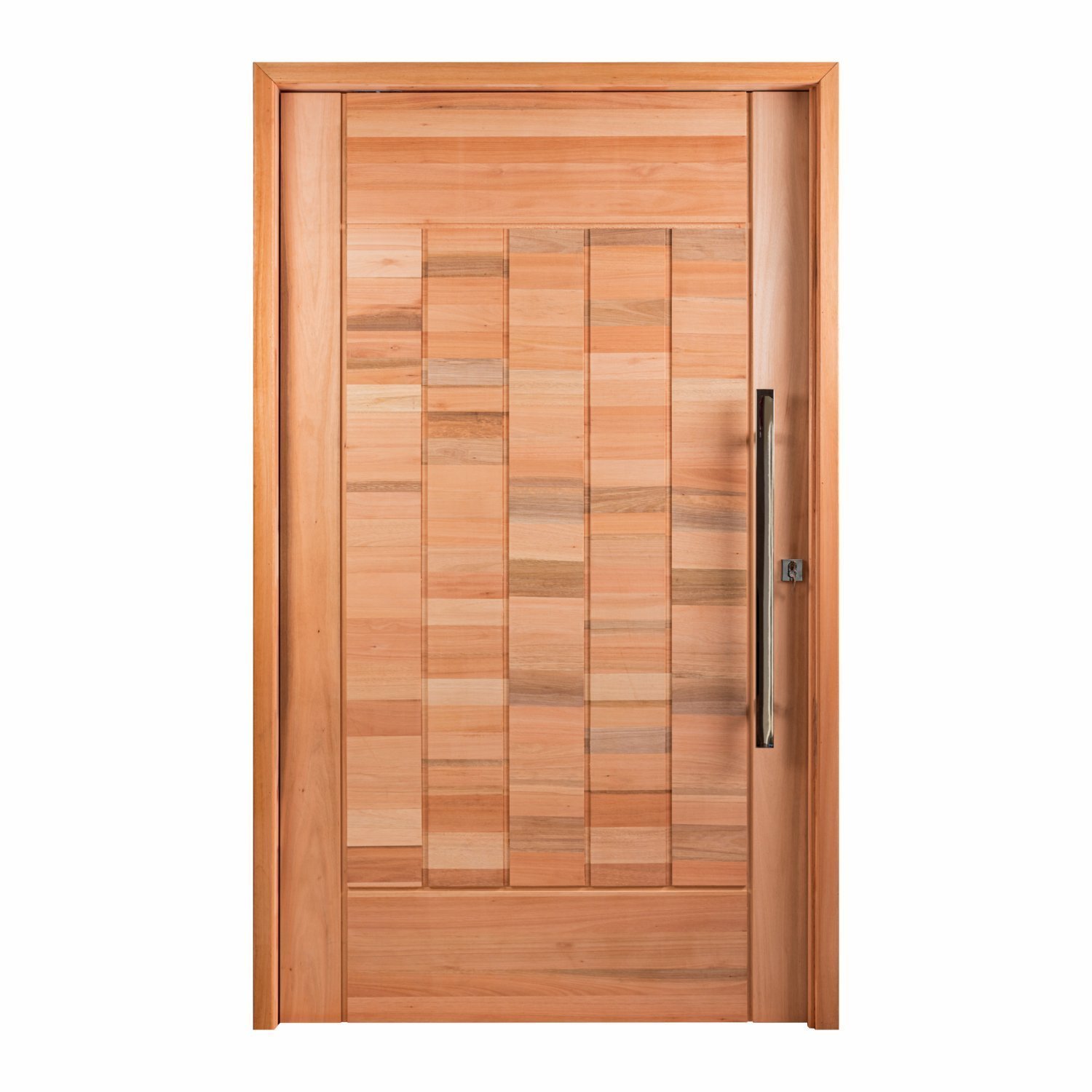 Porta Pivotante Maciça 214x109cm Eucalipto Pm97 Cruzeiro Portas Nude