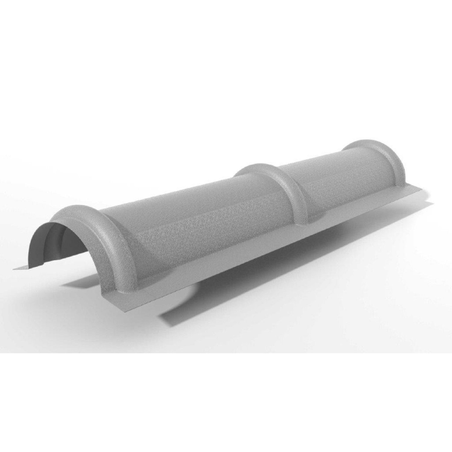 Cumeeira Lateral Lisa Plan Permatti Cinza