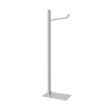 Papeleira De Chão 1 Haste Inox Square Sq12075 Ducon Metais Cromado