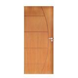 Folha Lisa Imbuia Belissima 6 Fech.wc Alavanca E Dobradiça Cromada 72 X 2,10 Rodam Natural