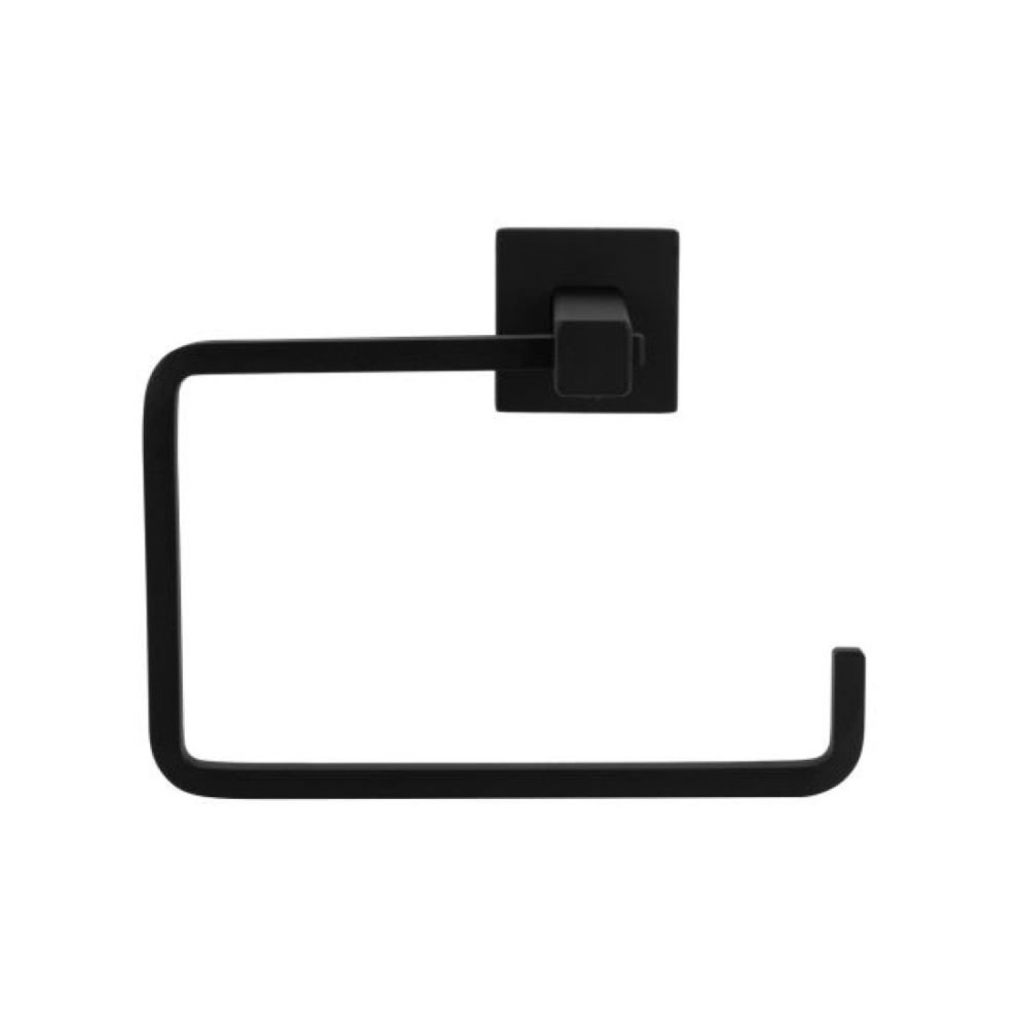 Porta Papel Higiênico Inox Square Sq12550 Ducon Metais Preto Fosco