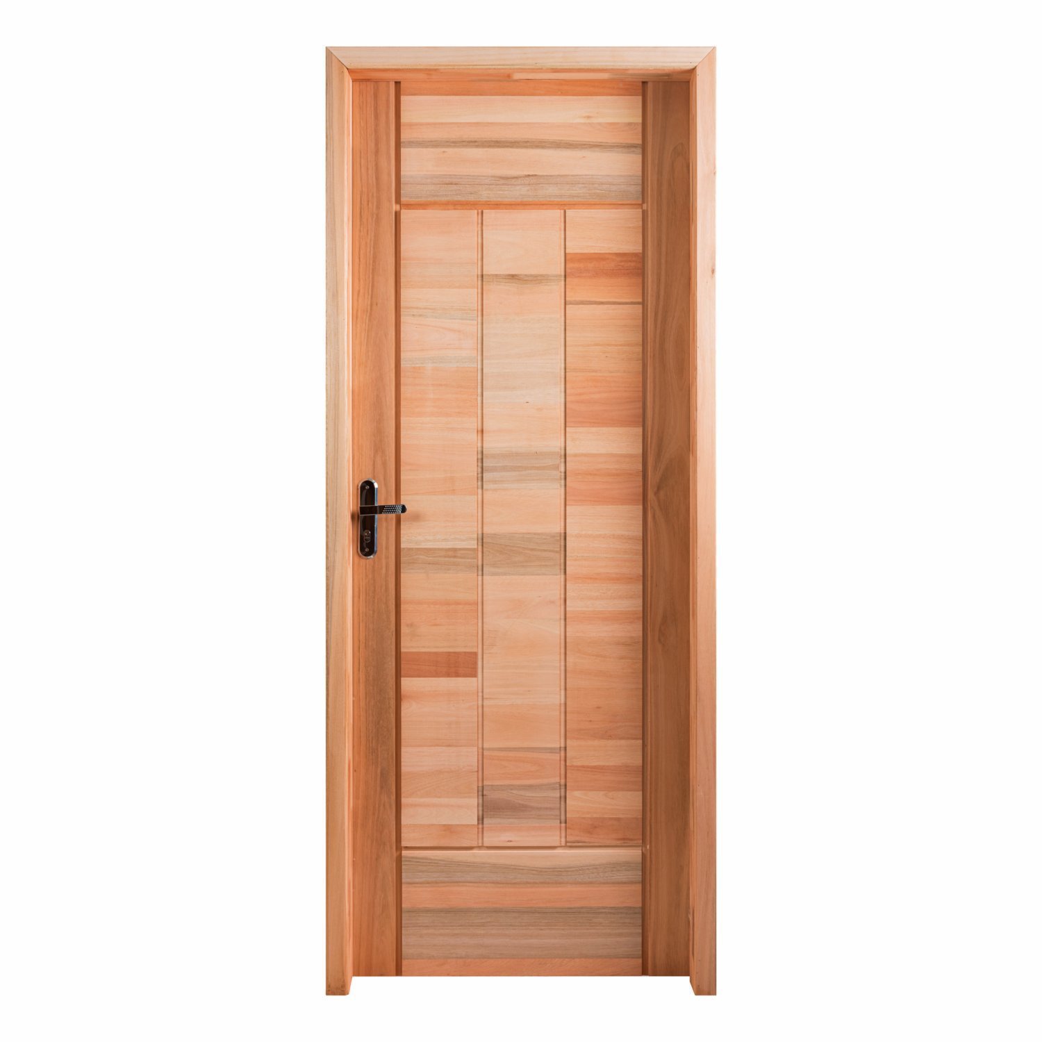 Kit Porta Pronta Maciça 214x87cm Eucalipto Direita Pm97 Cruzeiro Portas Nude