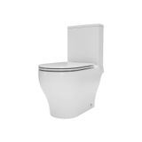 Kit Vaso Sanitário Com Caixa Acoplada E Assento Soft Close Barroco Acqua Brasil Branco Brilhante