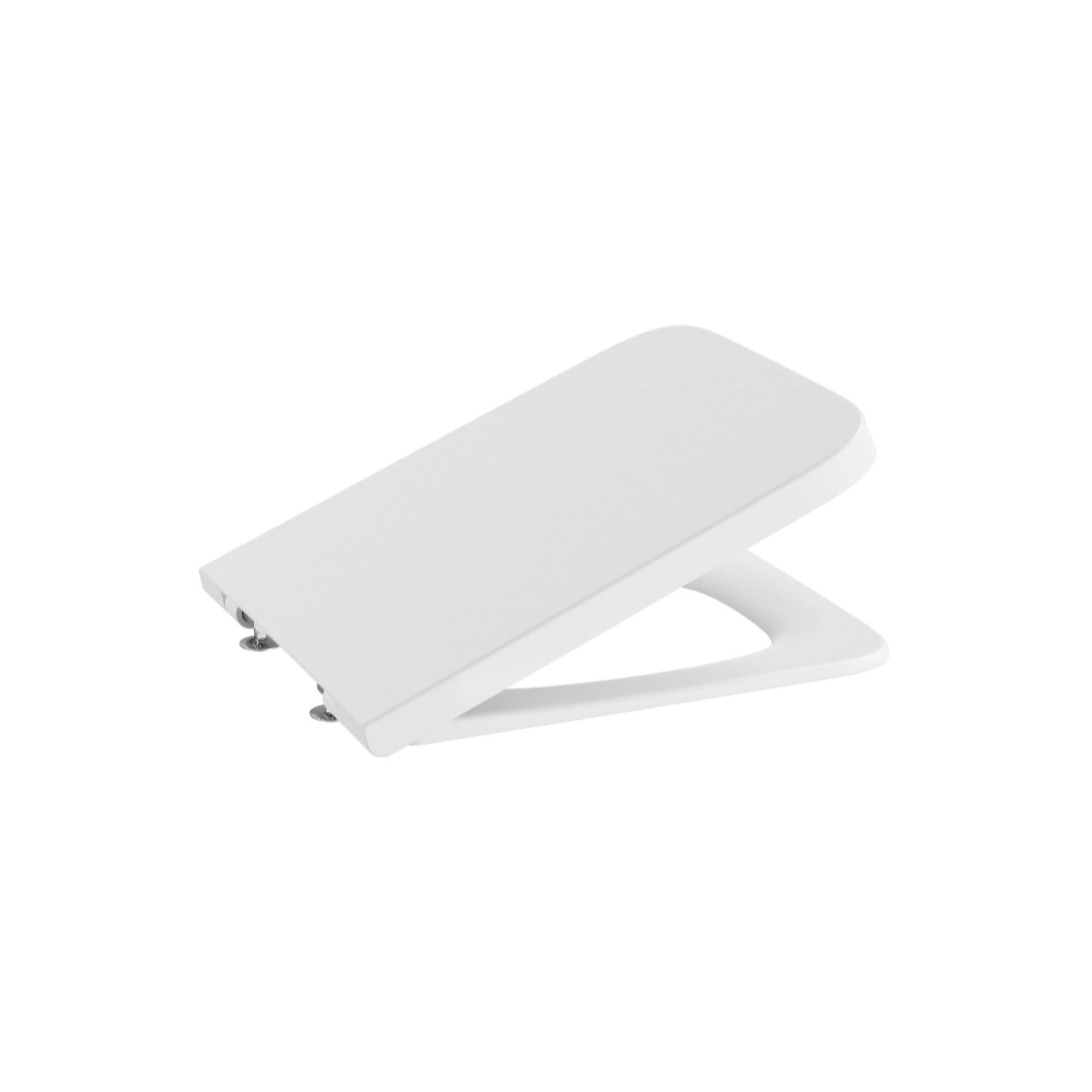 Assento Original Com Queda Amortecida Inspira Square Roca Blanco Mate