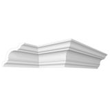 Roda Teto Up230 Perfil De Poliestireno Homestar - Caixa Com 6 M - Branco