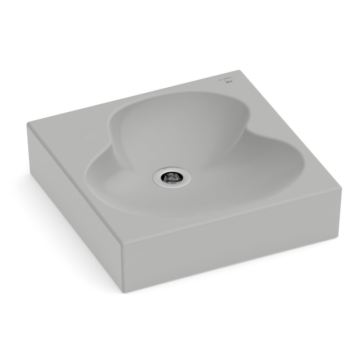 Cuba De Apoio 41x41cm Ruy Ohtake Roca Stone