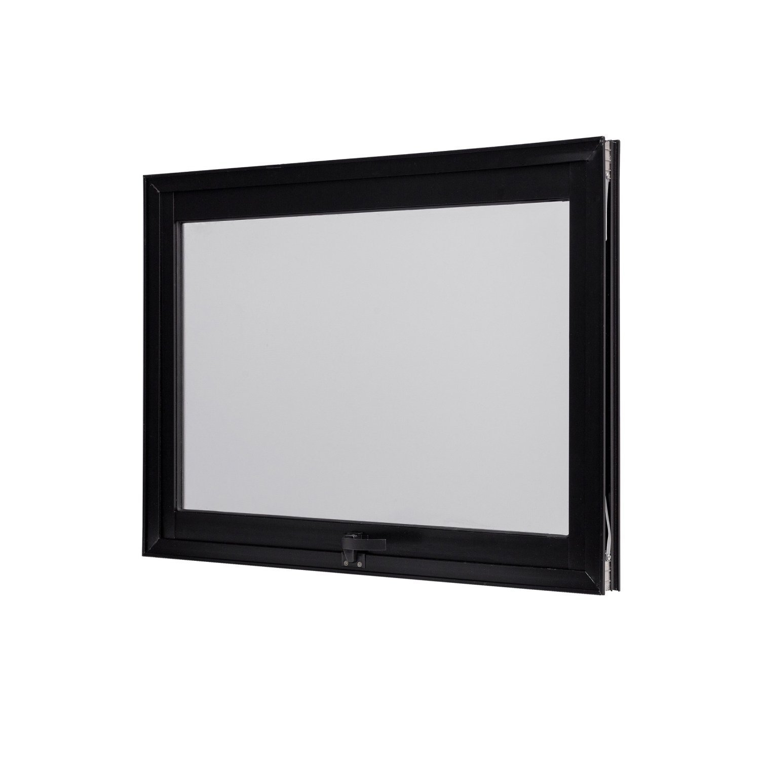 Janela De Alumínio Maxim-ar 60x60cm Vidro Boreal Ultra Ramassol Preto