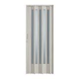 Porta Sanfonada Pvc Plastporta 210x84cm Translucida Bcf Pecan