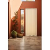 Porta Sanfonada De Pvc 210x84cm Bariri Amarelo