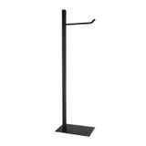 Papeleira De Chão 1 Haste Inox Square Sq12575 Ducon Metais Preto Fosco