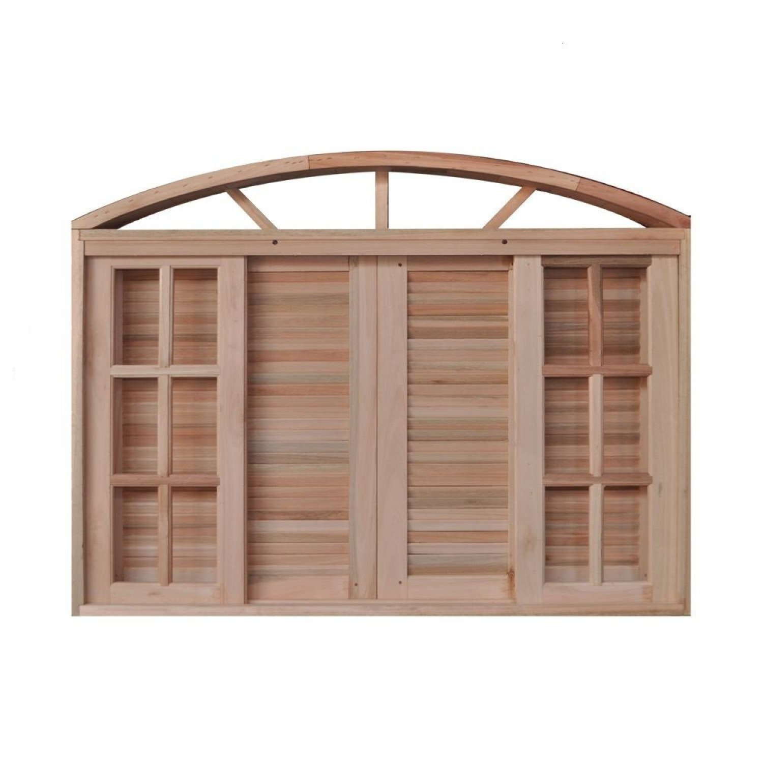 Janela De Madeira Veneziana 160x120cm 6 Folhas Rodam Eucalipto