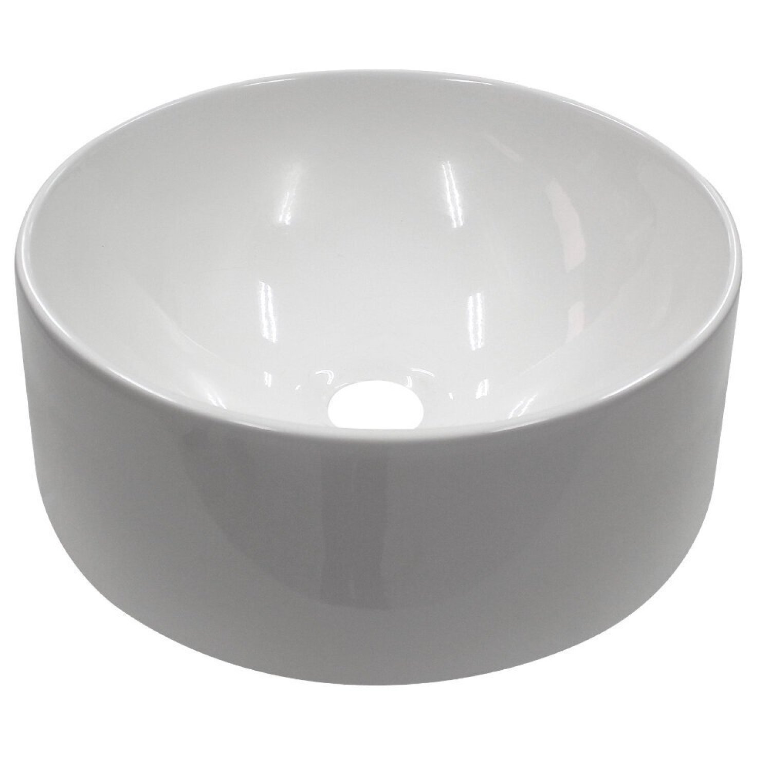 Cuba Para Banheiro Em Mármore Sintético 35cm Domo Cozimax Branco