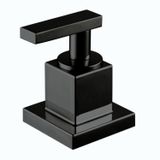Acabamento Para Registro Athena Slim 1/2&#39;&#39; 3/4&#39;&#39; E 1&#39;&#39; Meber Metais Preto Matte