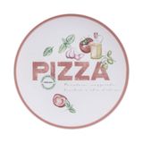 Prato Raso Tramontina Milano Em Porcelana Decorada 25 Cm Tramontina