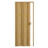 Porta de PVC Sanfonada 210x97cm Permatti Cerejeira Madeira