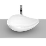 Cuba De Apoio Oval 54x37,5cm Ruy Ohtake Roca Branco