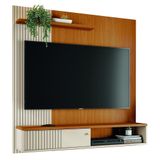 Painel Home Suspenso Aurora Cinamomo Off White Para Tv Até 65 Madetec Cinamomo Off White