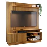 Estante Home Theater Ares Cumaru Para Tv Até 75 Madetec Cumaru