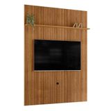 Painel Piso-teto New Interlagos Cumaru Para Tv Até 75 Madetec Cumaru