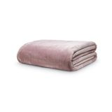 Cobertor Queen Neo Velour 220x240 Liso 300g/m Rose