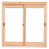 Janela de Correr Lisa JE221 Esel 100cmx120cmx12cm Natural