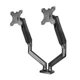 Suporte Duplo Para Monitor 17 A 32 Articulado Pistão A Gás -