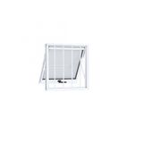 Janela Máximo-Ar com Grade Riobras Alumínio 60cmx60cm Branco