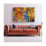 Quadro Decorativo Abstratos E Geometricos Art Funky Borda Infinita Tamanho 100 X 70cm
